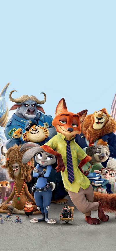 iPhone壁纸 迪士尼系列 疯狂动物城原生壁纸 一颗酸苹果的壁纸库