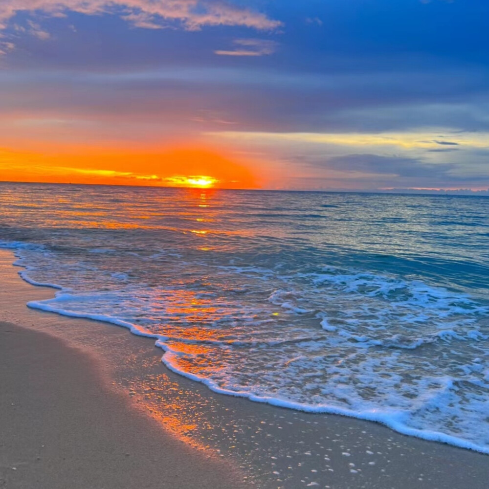 落日余晖背景图