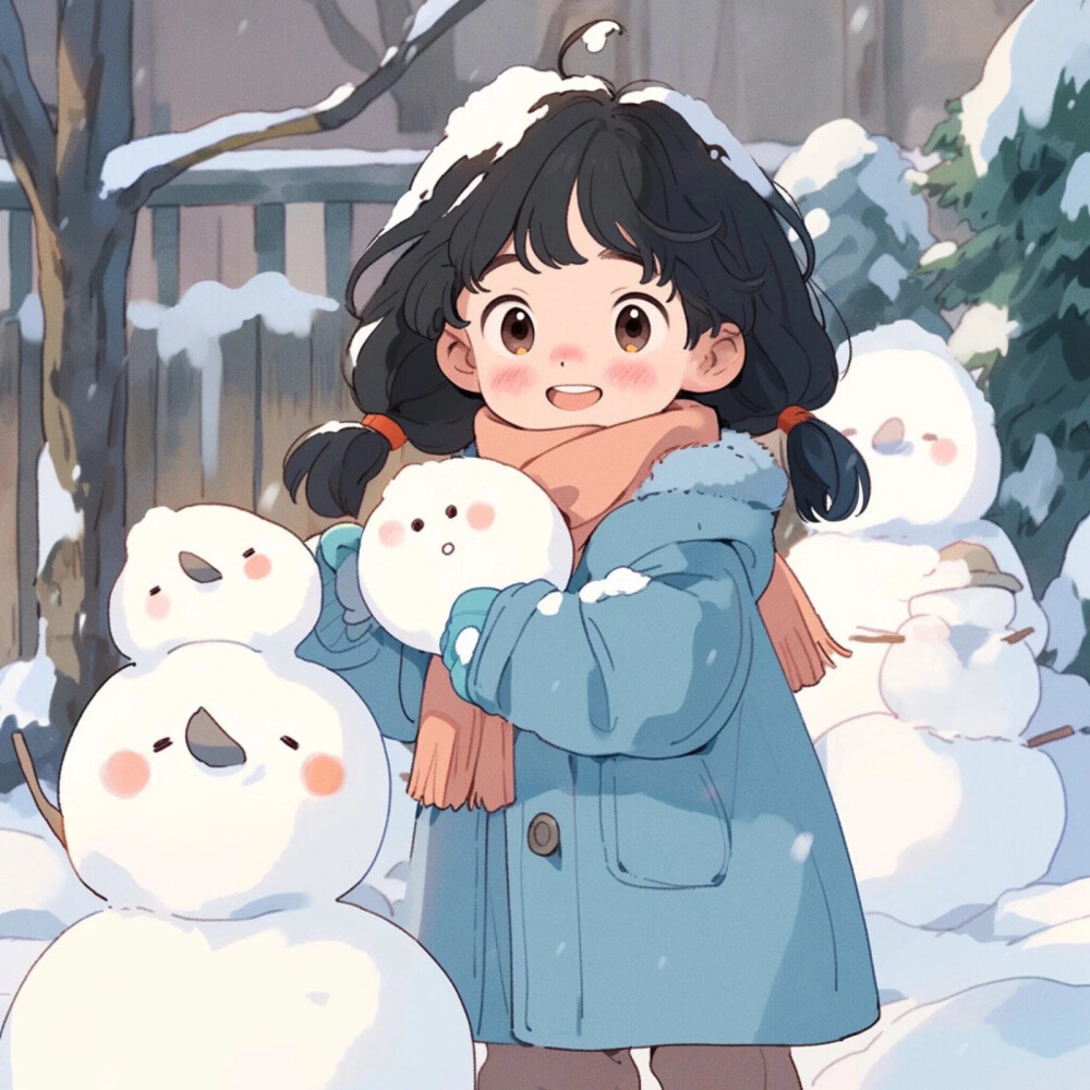 雪人与蓝色