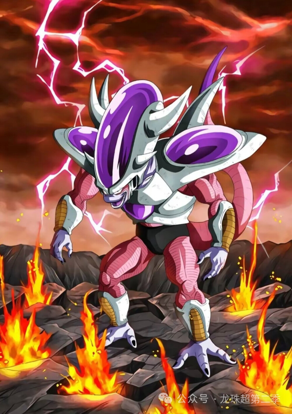 龙珠经典壁纸弗利萨大王的全部形态