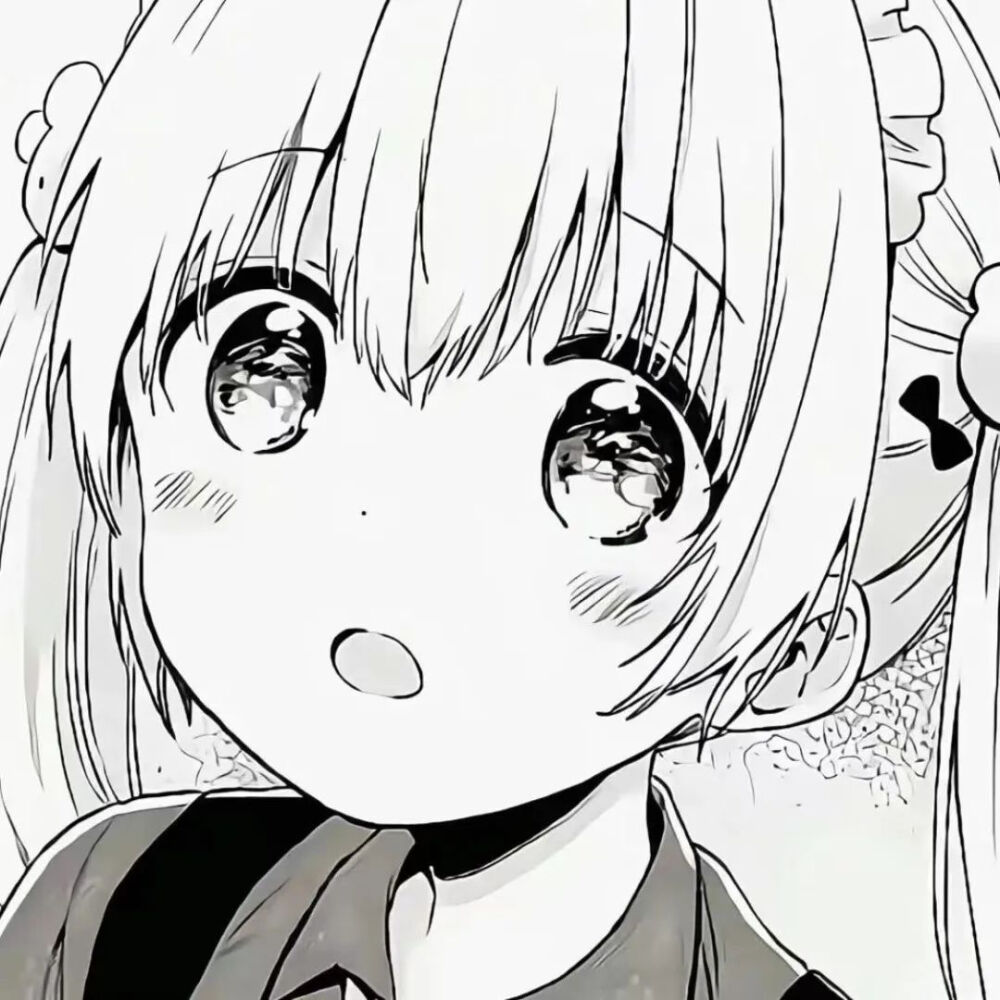 黑白动漫女头