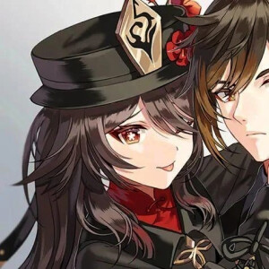 原神‖情侣头像 钟离胡桃♥胡桃&钟离情