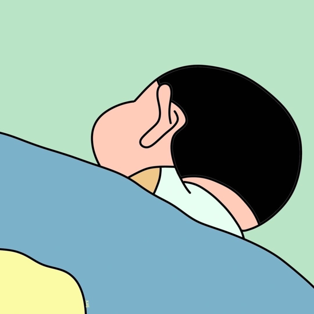 蜡笔小新之睡觉姿势