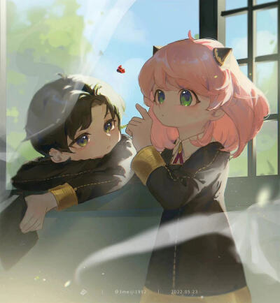 阿尼亚和次子真的好配啊