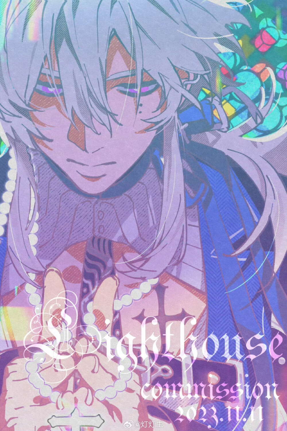 插画精选丨画师：灯灯虫
＃色彩