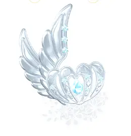 杏纯の白色宝石礼服