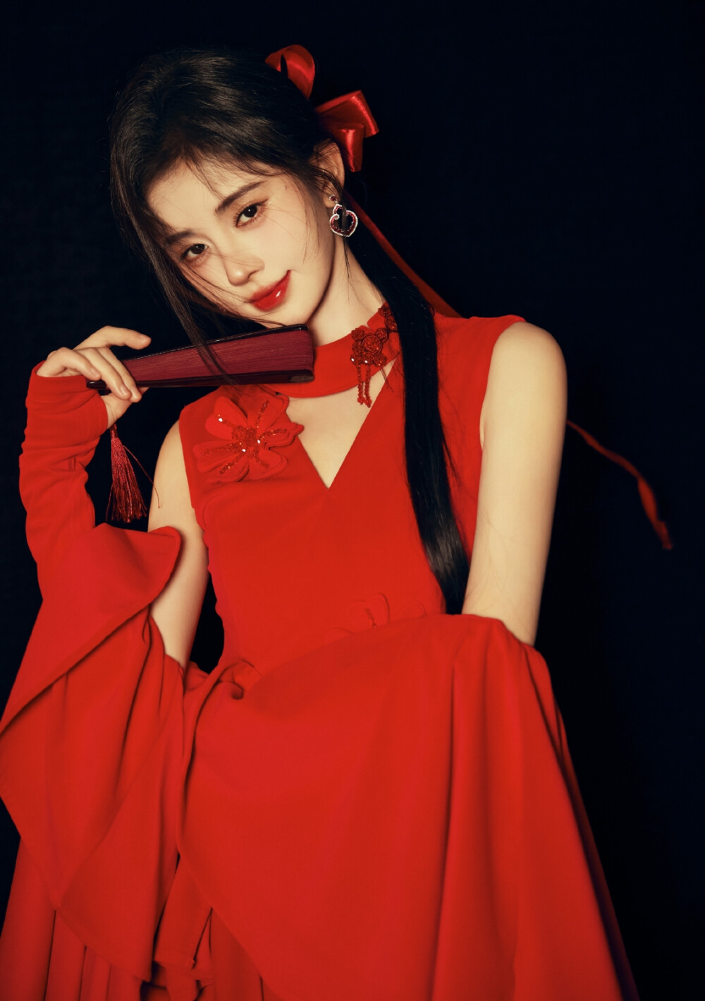 #鞠婧祎，跨年晚会，青花瓷