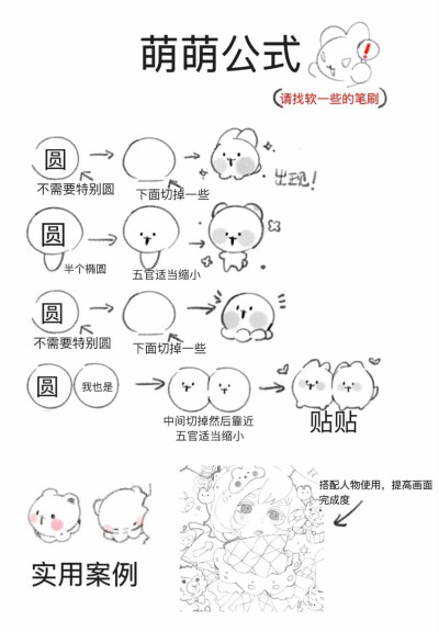 萌萌的绘画教程搬运分享