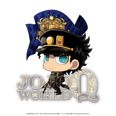 JOJO的奇妙冒险-『JOJO WORLD Quizzes』活动蚊香眼系列主视觉图
空条承太郎