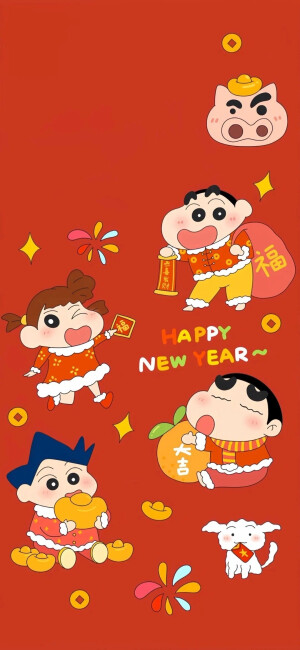 小新新年壁纸·图源微博