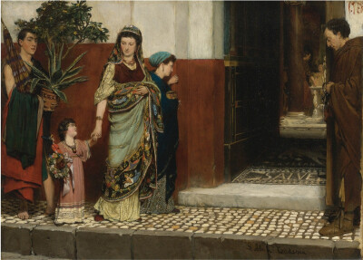 荷兰裔英国艺术家 劳伦斯·阿尔玛-塔德玛 （Lawrence Alma Tadema，1836~1912） ​绘画作品欣赏。