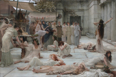 荷兰裔英国艺术家 劳伦斯·阿尔玛-塔德玛 （Lawrence Alma Tadema，1836~1912） ​绘画作品欣赏。