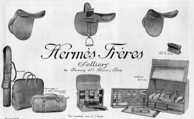 Hermès Frères广告，1923年