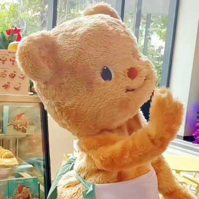  黄油小熊也太可爱了吧~
小熊头像~