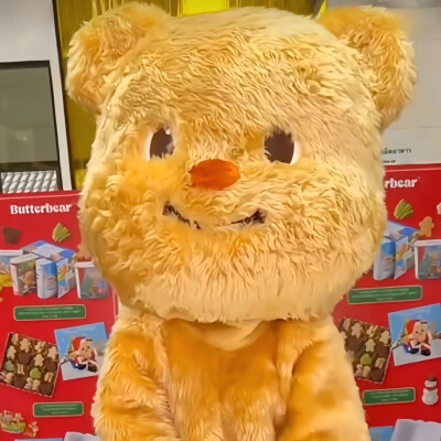  黄油小熊也太可爱了吧~
小熊头像~