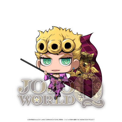 JOJO的奇妙冒险-『JOJO WORLD Quizzes』活动蚊香眼系列主视觉图
乔鲁诺·乔巴拿