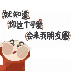 蜡笔小新朋友圈背景图