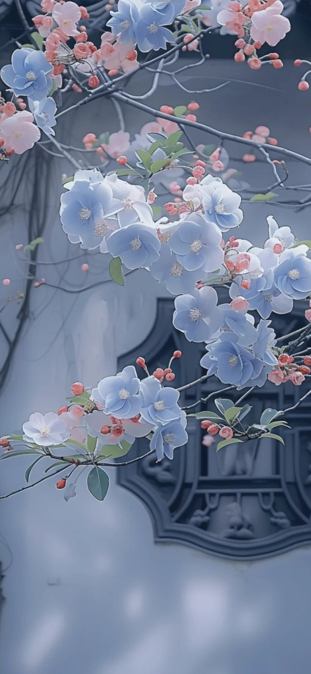 海棠花壁纸maomaohetu