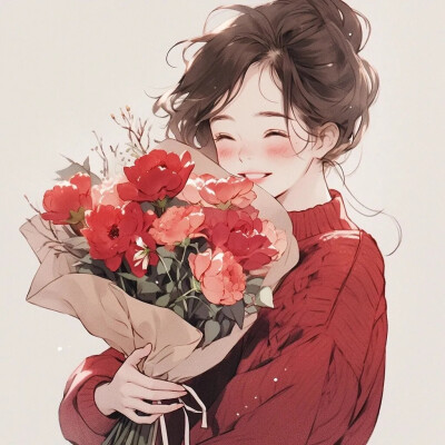 红红火火，情头闺蜜头像