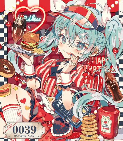 精致可爱的二次元少女插画