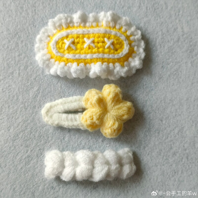 手工编织发夹