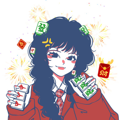 红色新年头像