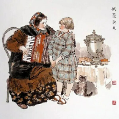 国画大师戴敦邦作品