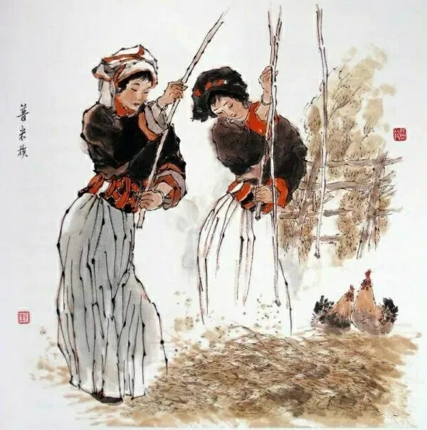 国画大师戴敦邦作品