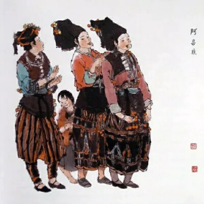 国画大师戴敦邦作品