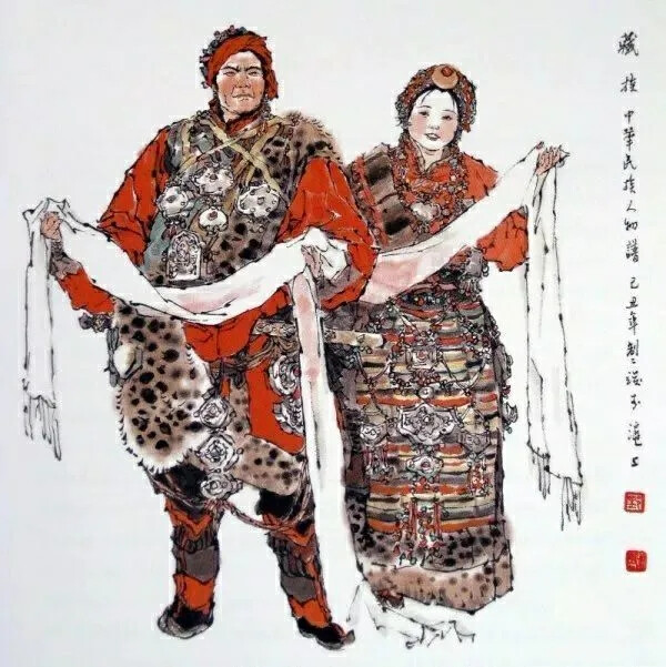 国画大师戴敦邦作品