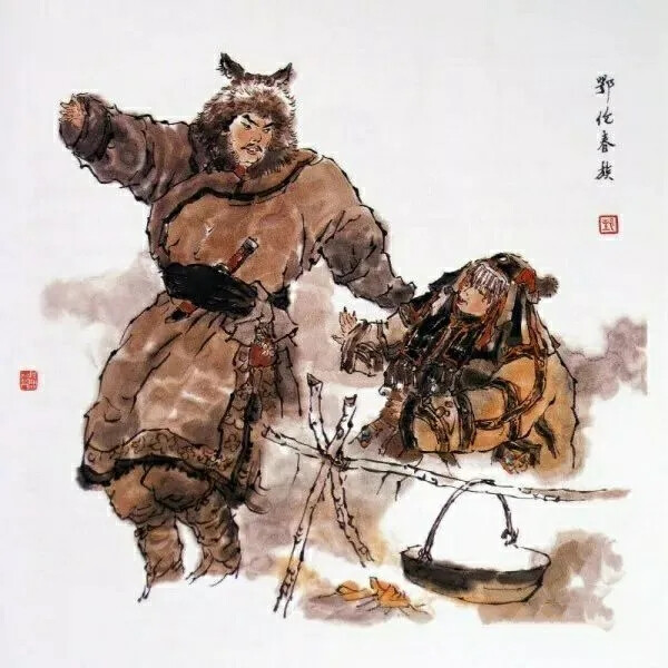 国画大师戴敦邦作品