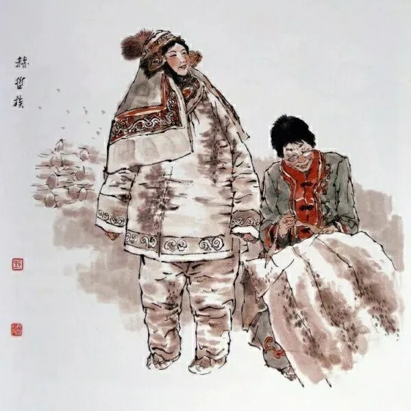 国画大师戴敦邦作品