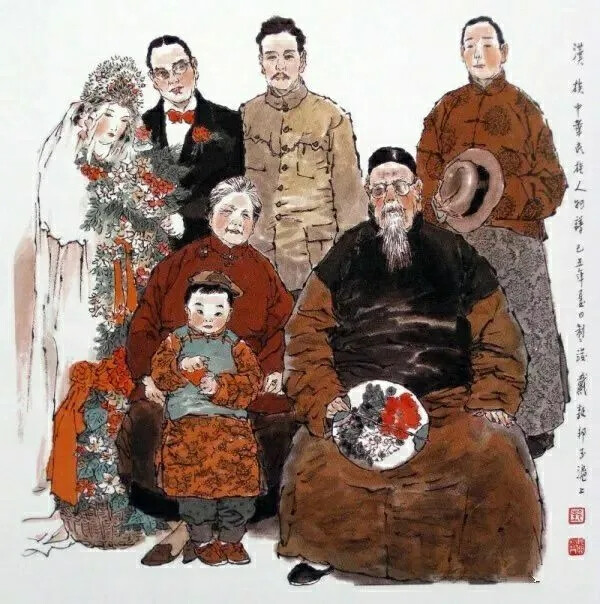 国画大师戴敦邦作品