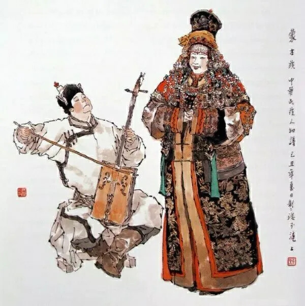 国画大师戴敦邦作品