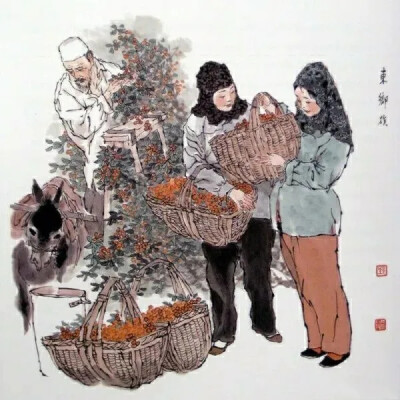 国画大师戴敦邦作品