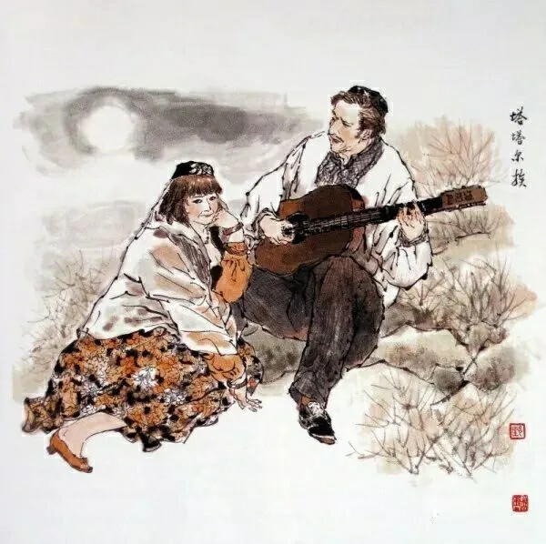 国画大师戴敦邦作品