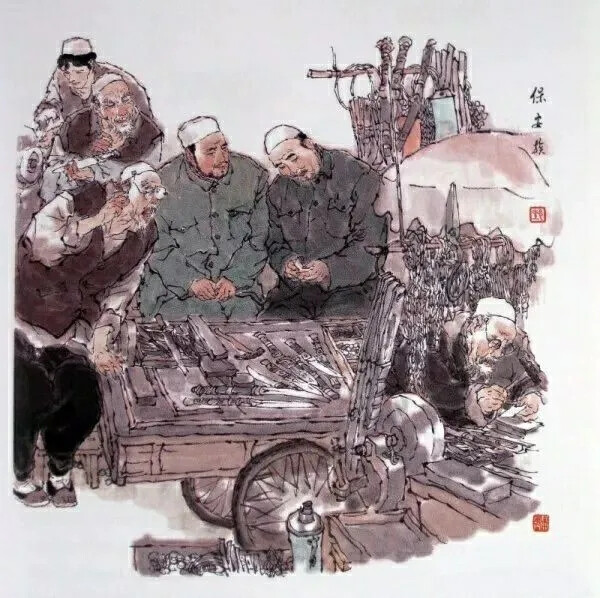 国画大师戴敦邦作品