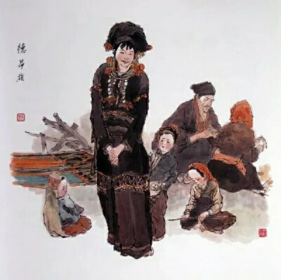 国画大师戴敦邦作品