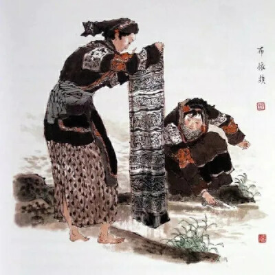 国画大师戴敦邦作品