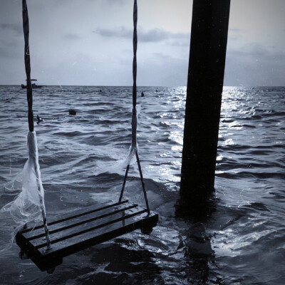 看云卷云舒 望潮起潮落.