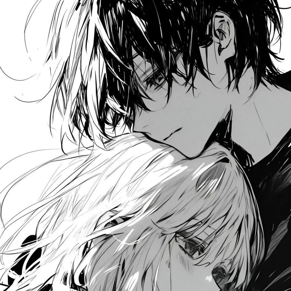 动漫情头黑白情头