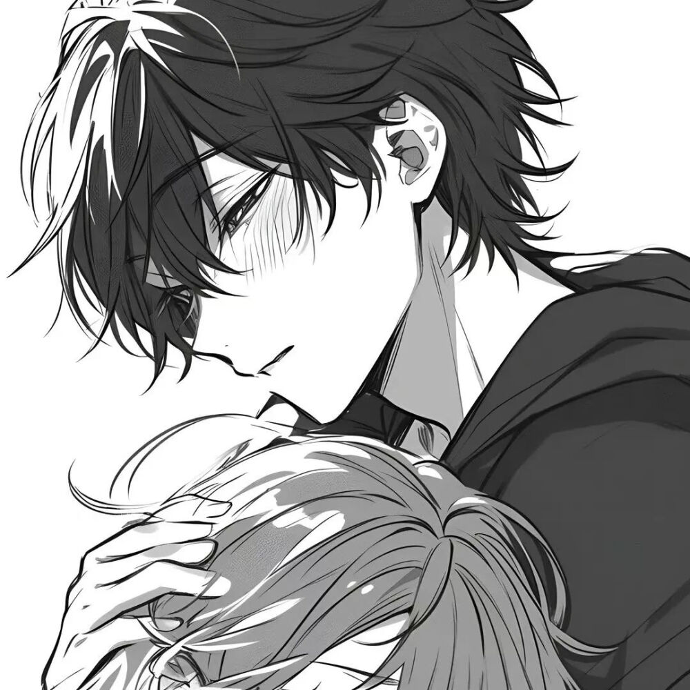 动漫情头黑白情头