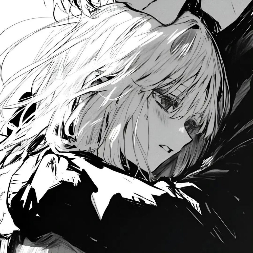 动漫情头黑白情头