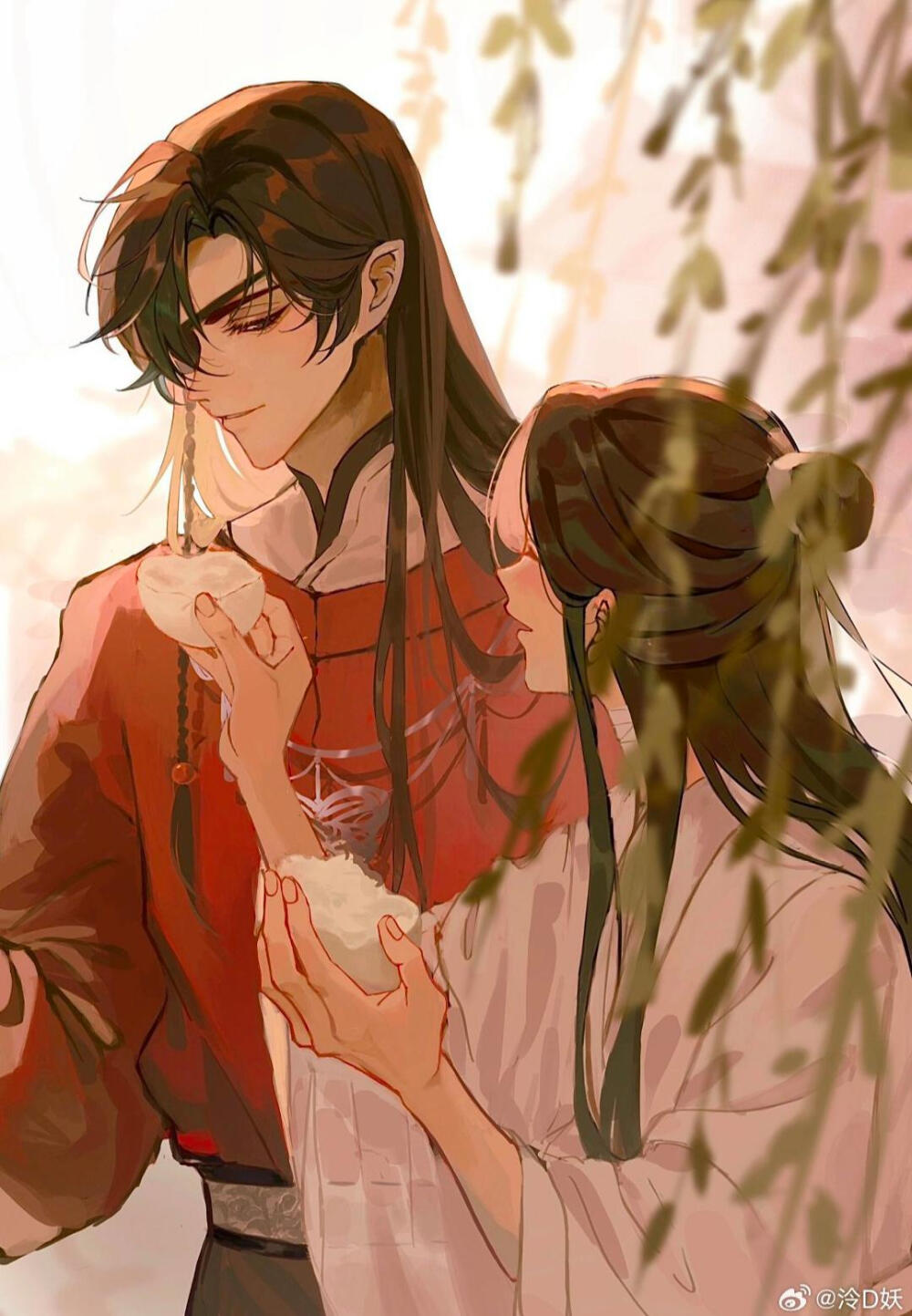 天官赐福（画师vb泠D妖） 将进酒广播剧封面（Q版画师画画的飞飞）魔咒（自截）韩漫封面