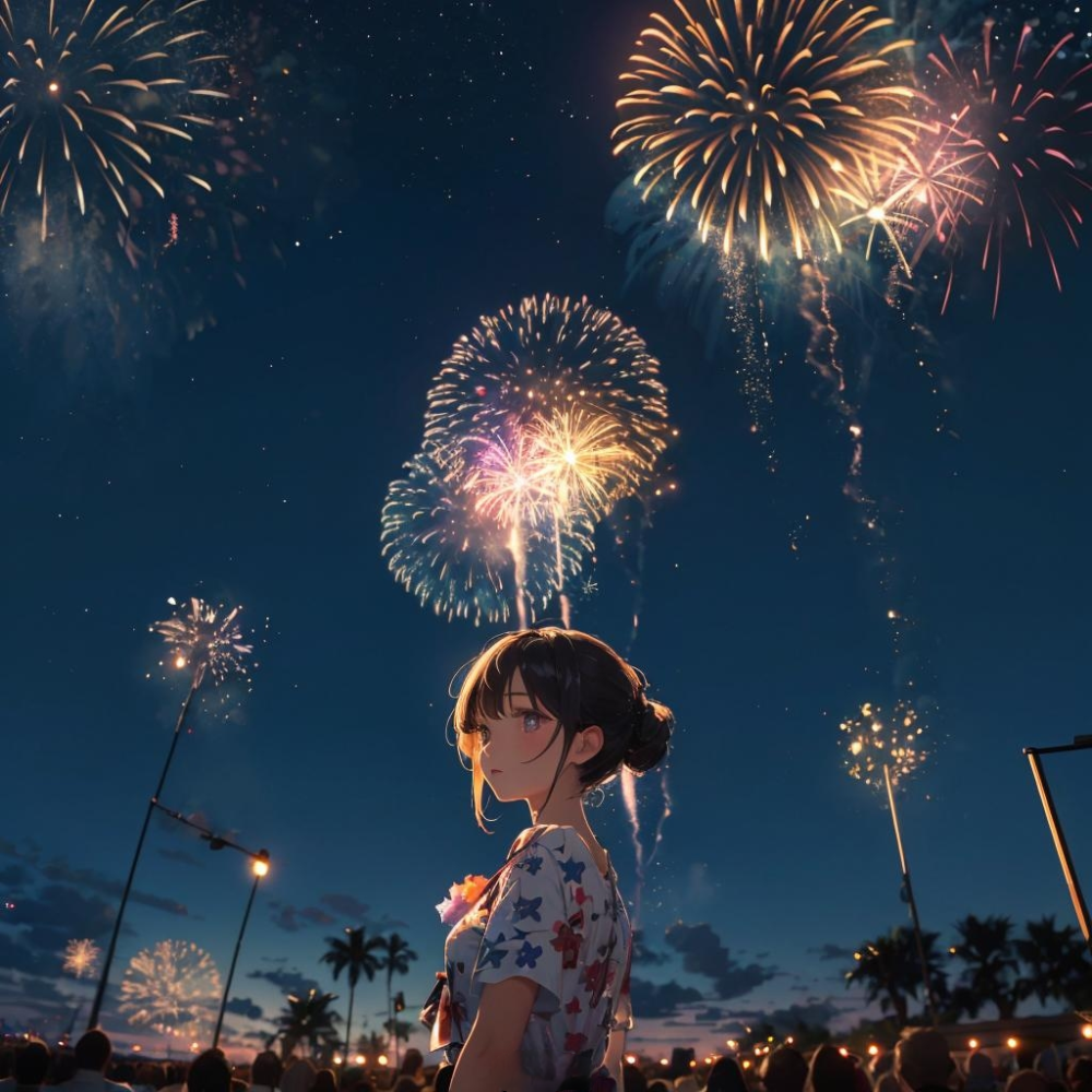 烟花头像烟火向星辰所愿皆成真