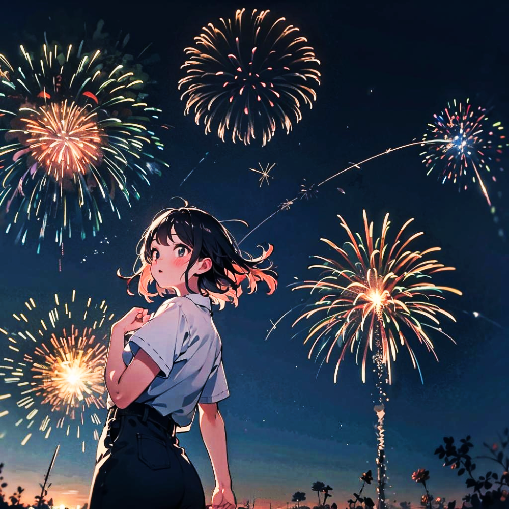 烟花头像烟火向星辰所愿皆成真