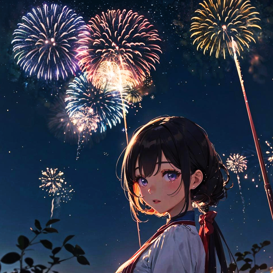 烟花头像烟火向星辰所愿皆成真