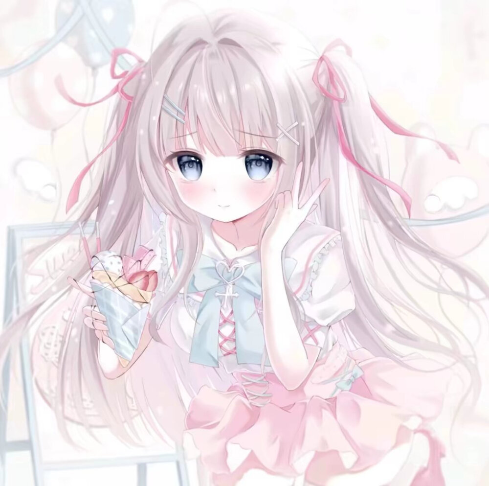 动漫粉色女头（非原创 侵图可删） ૮₍ɵ̷﹏ɵ̷̥̥᷅₎ა［喵昙］