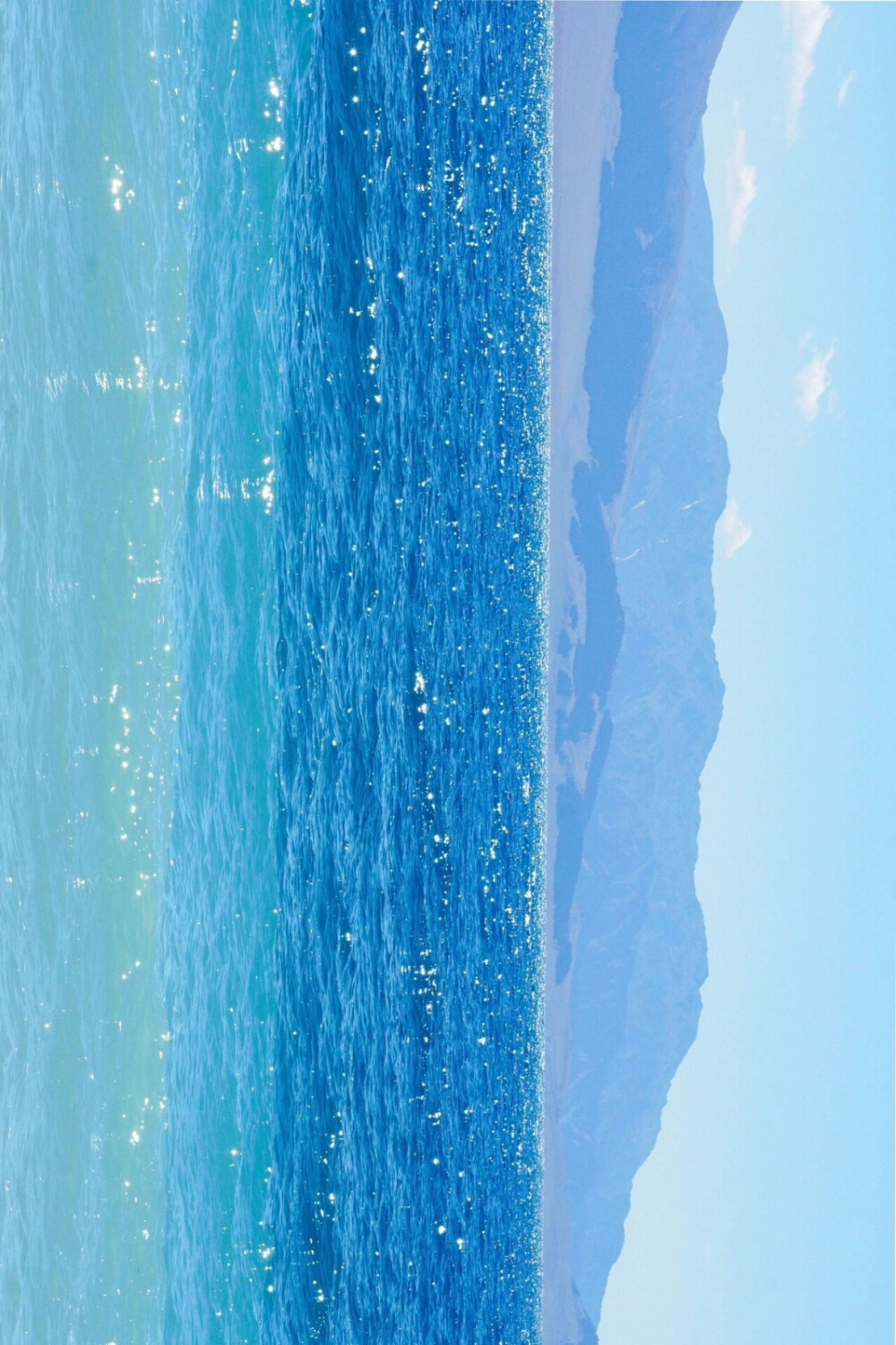 赛里木湖一片蔚蓝
＃壁纸
