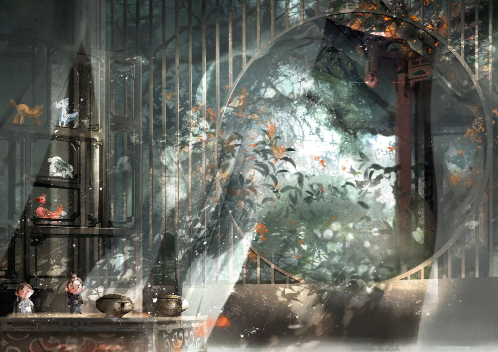 古风 插画
图源微博画师：长阳